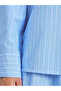Striped Long Sleeve Shirt and A-Line Maxi Skirt Co-Ords - 5