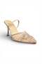Y752076315 Beige Mesh Bead Embroidered Thin Heeled Women's Shoes - 5