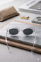 Traye |   Framed Cateye Oval Sunglasses Classic Model Unisex Glasses - 4
