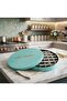 35cm Non-Stick Cake Collection Sweet Container, 100% Food Grade Material, Basbousa,Round Cake Container with Plastic Partition - 5