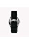 Men's Silver Stainless Steel, Black Leather | TW2Y56800 - 3