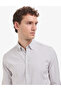 Dark Brown Slim Fit Long Sleeve Shirt 50320860-Vr084 - 2