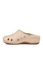 Beige Gel Sole Women's Sabo Slippers - 4
