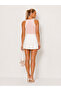 Women's Striped Detail Knit Crop Blouse - 2