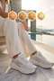 Flexion g White-Silver Memory Foam Unisex Sports Shoes - 2