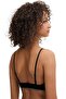 Women's Black Non-Padded Bralet Bra Lv00Qf8814 - 3