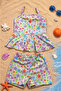 Girl's Swimsuit Bottom Top 2 Piece Set