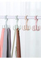 360 Degree Rotating 4-Hook In-Cabinet Hanger for Bags, Scarves, Shawls, Ties Organizer Accessory Hanger - 7