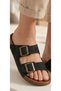 Men's Summer Slippers Orthopedic Sole Soft Faux Leather Daily Home and Outdoor Use - 3