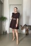 Beli Sitting and Pleated Balloon Sleeve Belted Dress - 2