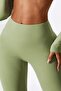 Women's Spanish Style High Waist Slimming Pants Leggings - 3