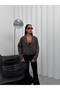 Women's Buttoned Blazer Shirt Jacket Oversized Cut Stylish Long Sleeve Modern Casual Office Top - 2