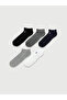Esvab • Modern & Distinctive Embroidered Men's Bamboo Booties Socks, Pack of 5