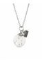 Glass Dandelion Necklace Silver Color Chain Natural Design Gift - 3