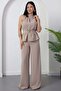 Halter Neck Buckle Waist Jumpsuit Grs3944 - 7