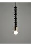 Modern Lighting, Single pendent, Light, Multi branch light, Black Color, 42x5 cm, Suitable for bedroom and living room, Bedside light