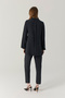Black Suit with Shawl Collar and Tie Detail 1744 - 6