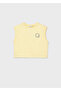 Girl's Printed Sleeveless T-Shirt 6014 - 3