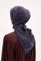 Velora Scarf Watercolor Pattern Dark Smoked 90X90 - 4