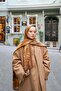 Amore Tree Pattern Shawl - Camel - 2