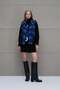 Vdr Blue Black Leather Look Plaid Vest 18134 - 4