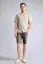 100% Cotton Regular Fit Polo Collar Short Sleeve Shirt H5633Ax26Sm - 2