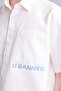 100% Cotton Boxy Fit Shirt Collar Printed Canvas Short Sleeve Shirt H5985Ax26Sm - 7