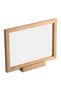 Display / menu stand with solid Oak, A4 Landscape format, 30 x 21 cm - 2