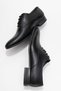 Men's Classic Patent Leather Shoes, Suitable for Grooming Suits and Suits, Patent Leather and Matte Black Men's Shoes - 6