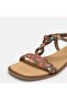 Large size women's sandals 41-42-43-44-mink - 7