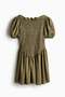 Smocked-bodice dress - 6