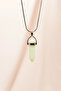 Cat eye natural stone handmade design necklace with chain: 3.5 cm chain: 20 cm boxed