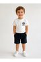 Boy's Printed Shorts Set, Comfortable Cut, Summer Casual Use, Sports Combination - 2