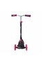 Evo 3 Wheel Foldable Illuminated Pink Scooter - 4