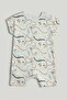 3 Pack Car Rompers - 4