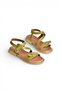 Y996062509 Green Buckle Detailed Women's Sandals - 6
