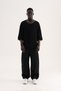 Men's Knitwear T-Shirt Black - 7