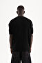 Men's Ribbed Knit T-Shirt Black - 6