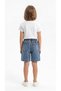May Beautiful Yours Printed Girls' T-Shirt-Denim Shorts Set - 4