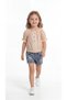 Striped Ruffled Girls' Top and Bottom Set - 3