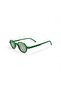 Green Round Tr90 Light Blue Glass Sunglasses |   Lightweight Flexible Unisex - 4