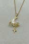 North Star Charm Star Orbit Crescent Model Steel Women's Necklace (23 Cm+5 cm) - 5