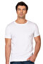Özkan 10265 Men's 95% Cotton Lycra Flexible Comfortable Closed Collar Short Sleeve T-Shirt Undershirt