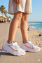 Style Faylon Sole Daily Velcro Girls' Sports Shoes - 3