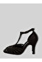 Velmya Women's Beige Leather Intertwined Band Hellenistic Design Single Band High Heeled Shoes 9 cm - 2