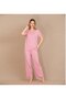 Lace Detailed Short Sleeve Pajama Set