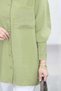 6293 - Stylish Comfortable Women's Shirt with Sleeve-Pocket Embroidery Detail in Woven Soft Fabric - 2