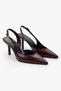 Women's Zenvia Burgundy Skin Stiletto