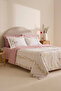 Florin 100% Cotton Double Duvet Cover Set Powder - 8