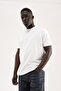 Men's Stylish Basic Oversize Modal T-Shirt Ecru - 3